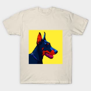 Doberman Illustration T-Shirt